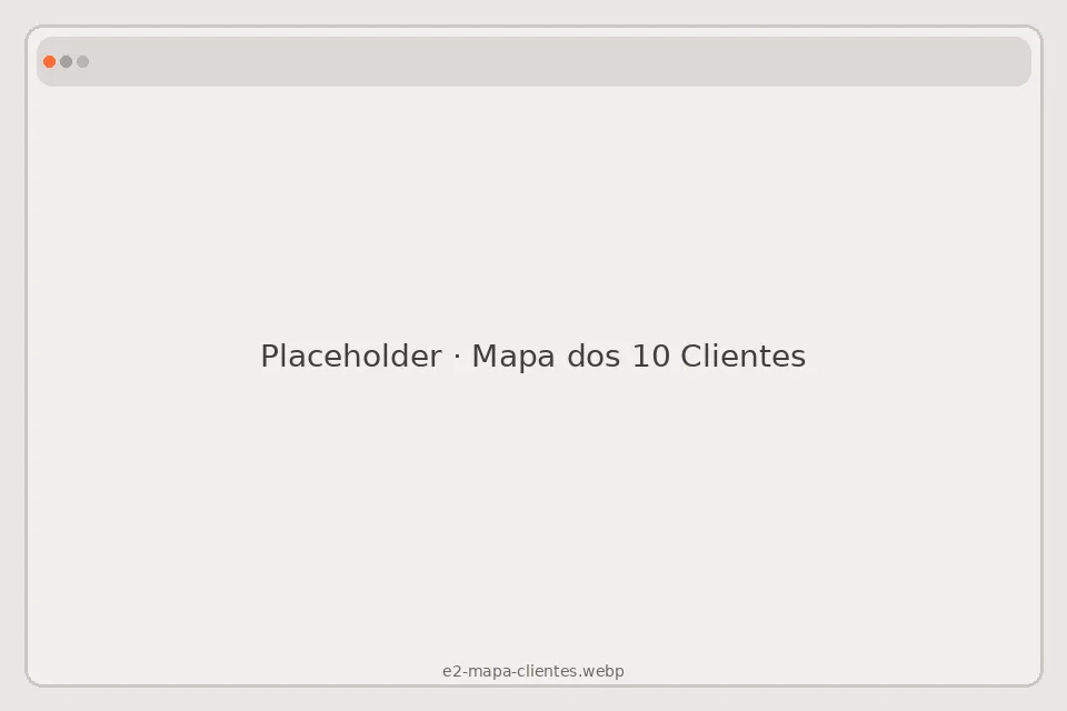 Placeholder do material Mapa dos 10 Clientes