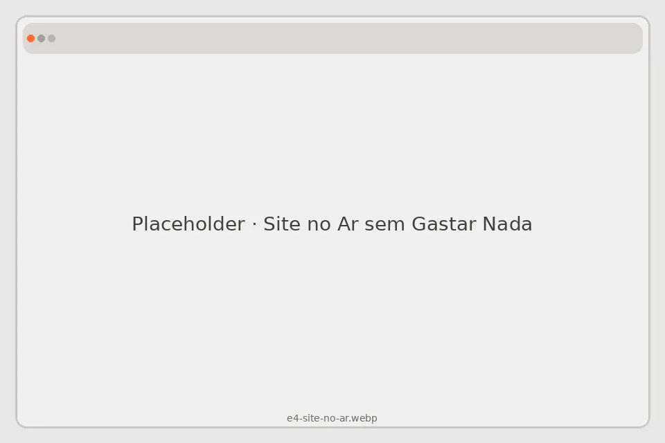 Placeholder do material Site no Ar sem Gastar Nada